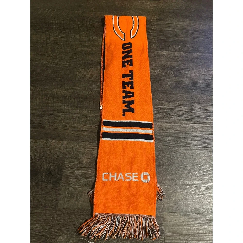 Forever Collectibles Unisex Scarf Chicago Bears Knit Orange OS
